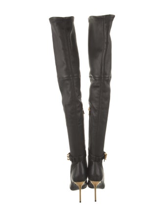 Balmain Leather Sock Boots