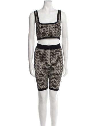 Balmain Printed Short Set