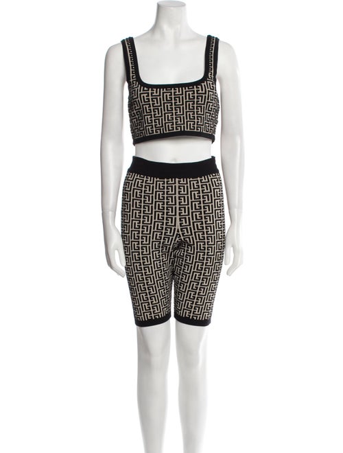 Balmain Printed Short Set