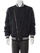 Balmain Striped Bomber Jacket