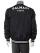 Balmain Striped Bomber Jacket
