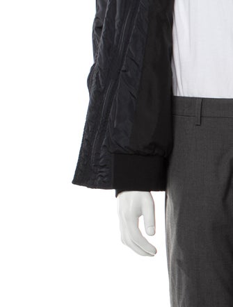 Balmain Striped Bomber Jacket