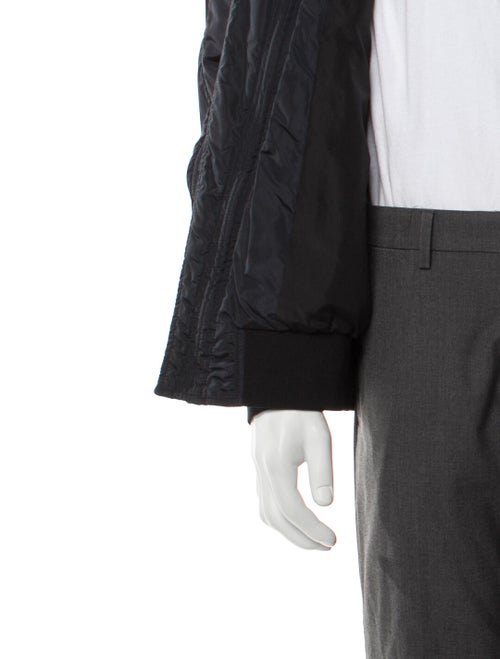 Balmain Striped Bomber Jacket