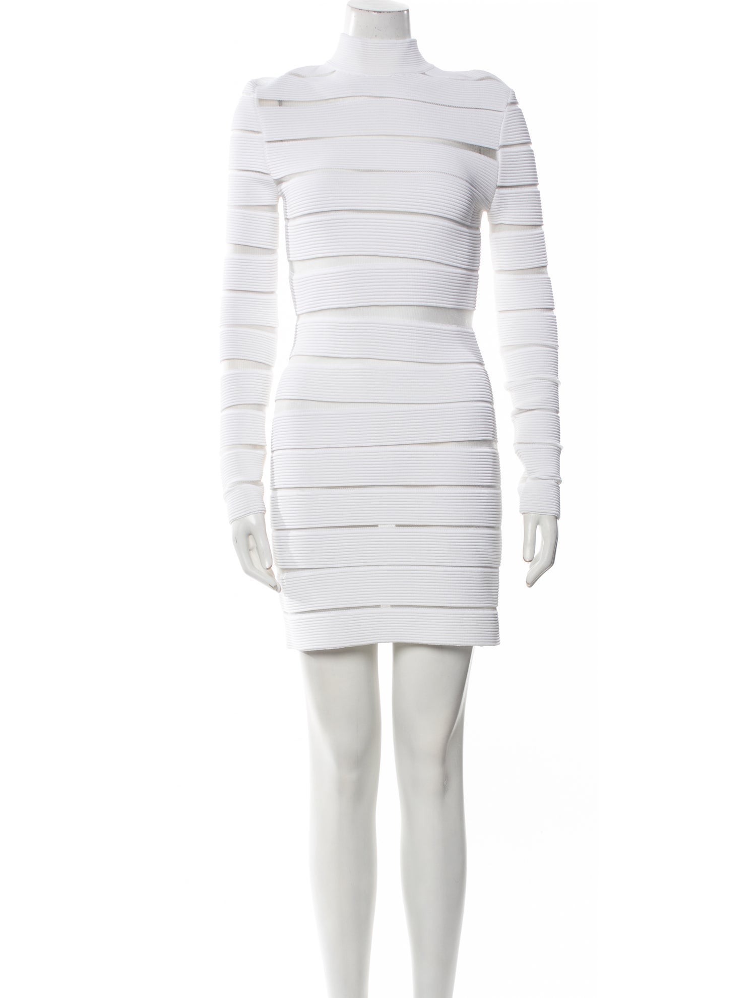 chinese dress ladies Balmain White and Silver Sequin Embellished Long-Sleeve Mini Dress wit   Sellier
