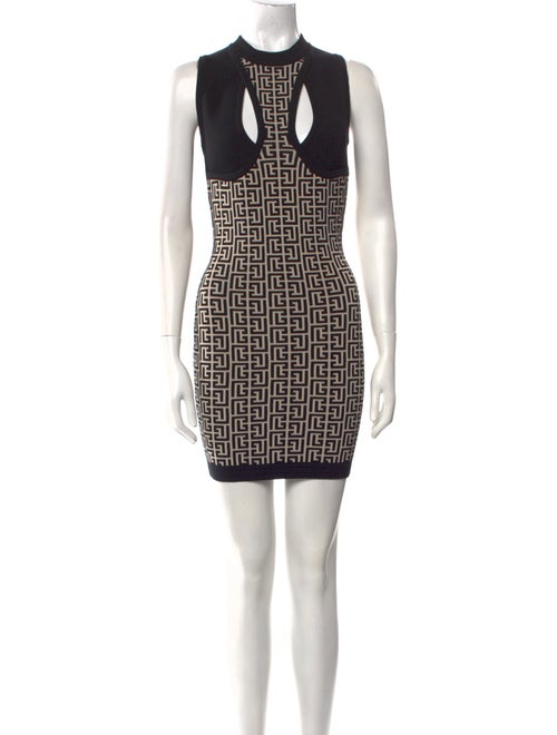 Balmain Wool Mini Dress