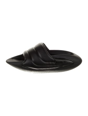 Balmain Leather Slides