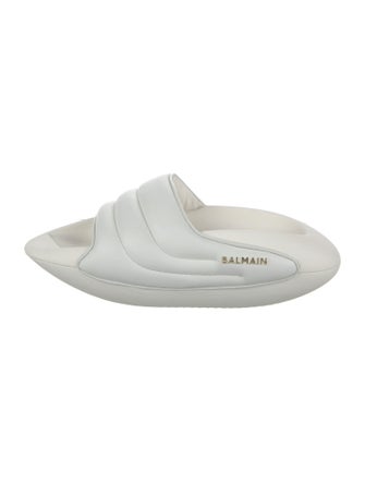 Balmain Leather Slides