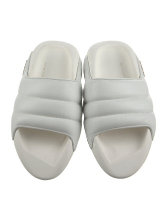 Balmain Leather Slides