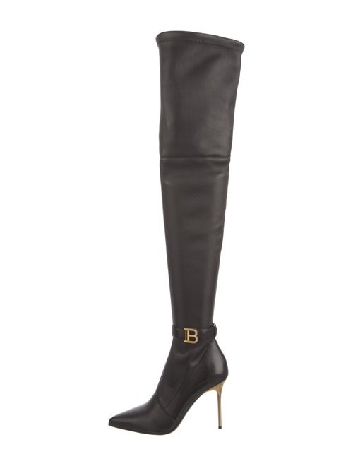 Balmain Leather Sock Boots
