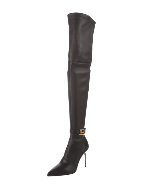 Balmain Leather Sock Boots