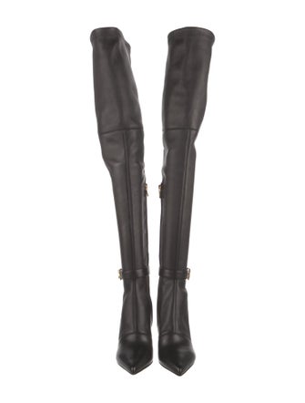 Balmain Leather Sock Boots