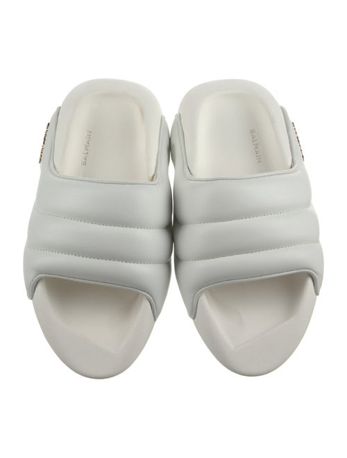 Balmain Leather Slides