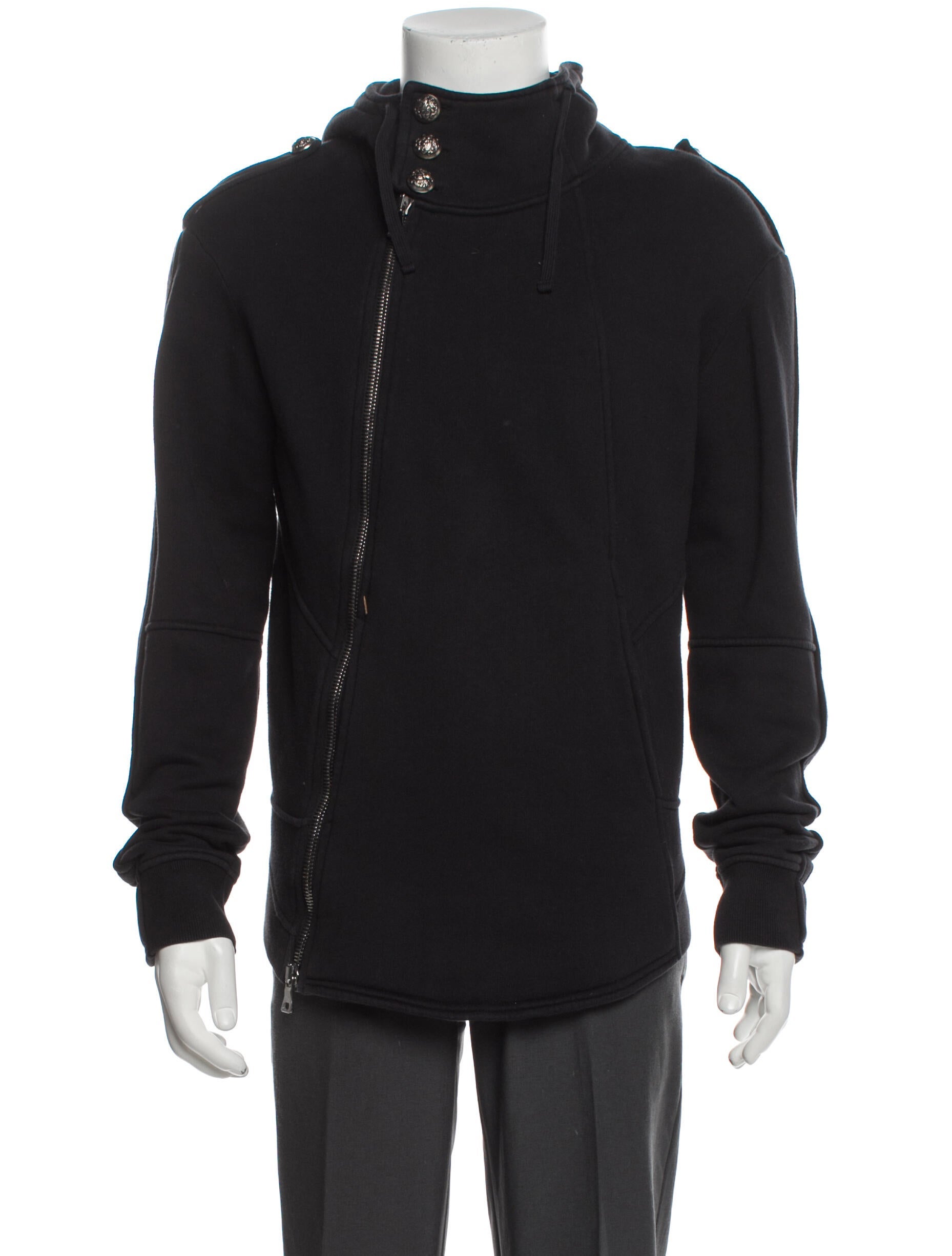 Balmain Turtleneck Long Sleeve Hoodie