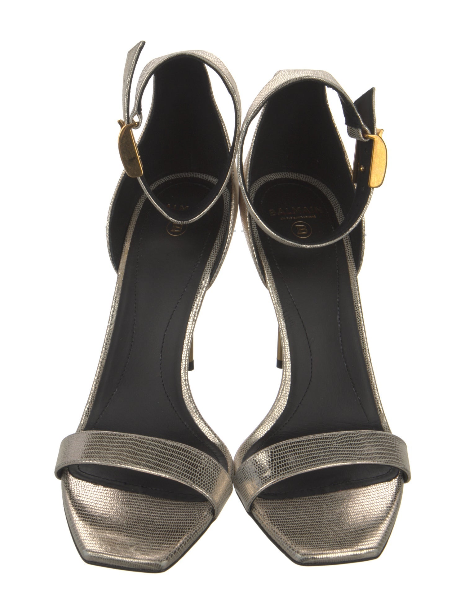 Balmain Leather Espadrilles