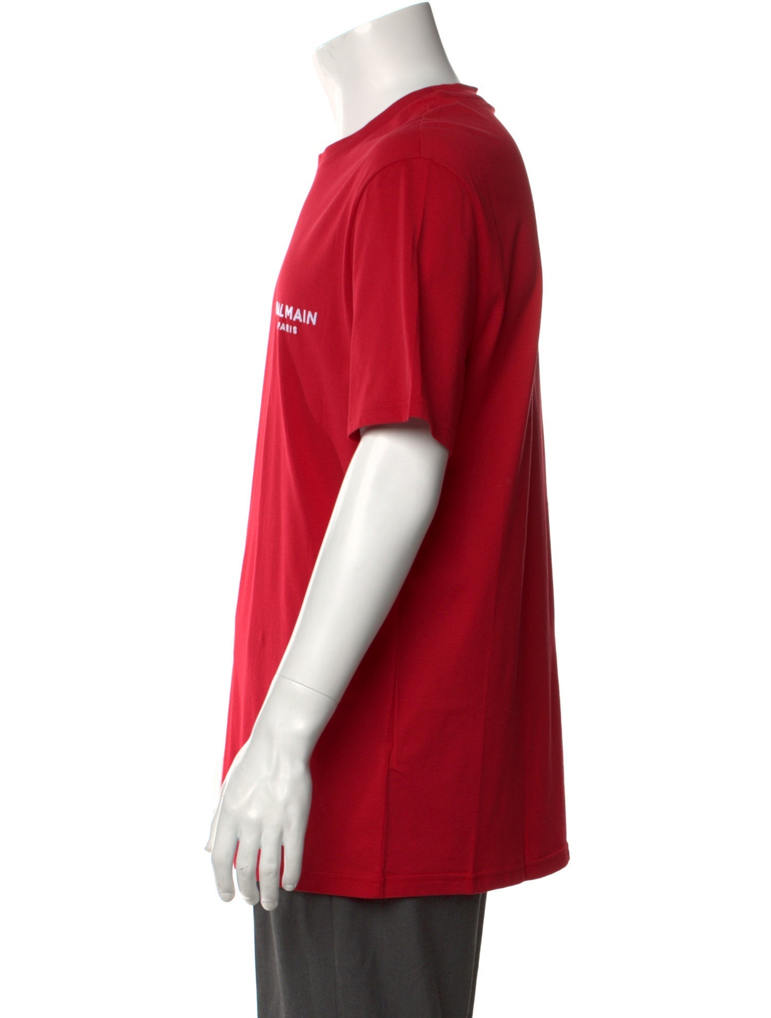 Balmain Graphic Print Crew Neck T-Shirt w/ Tags