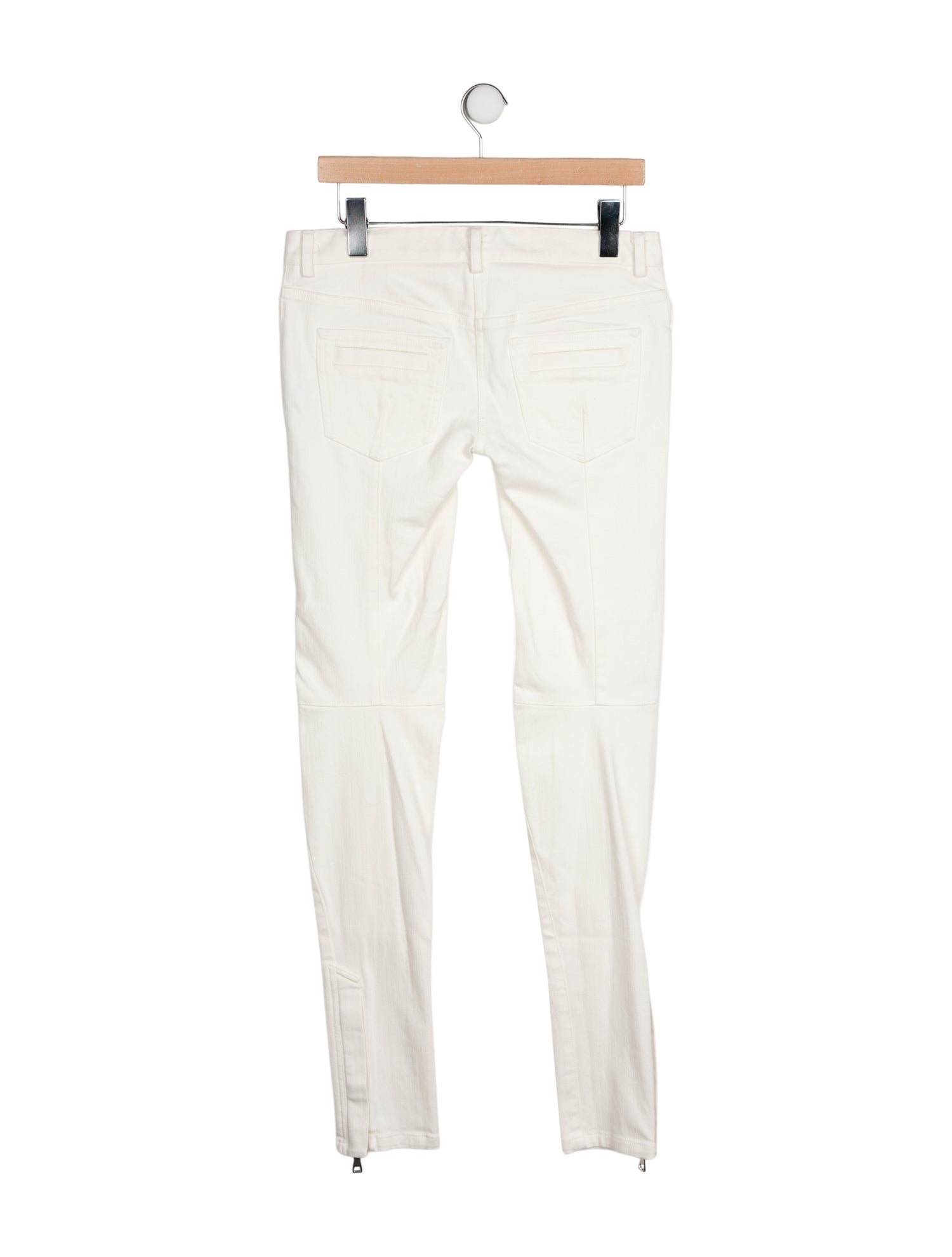 Balmain Low-Rise Skinny Leg Jeans