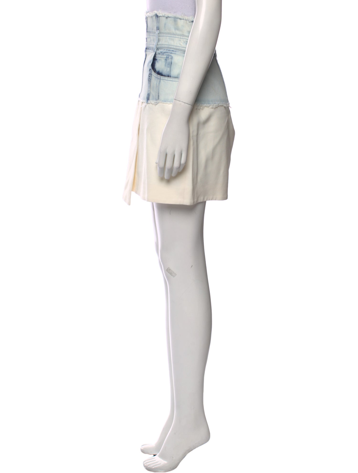 Balmain Wool Mini Skirt