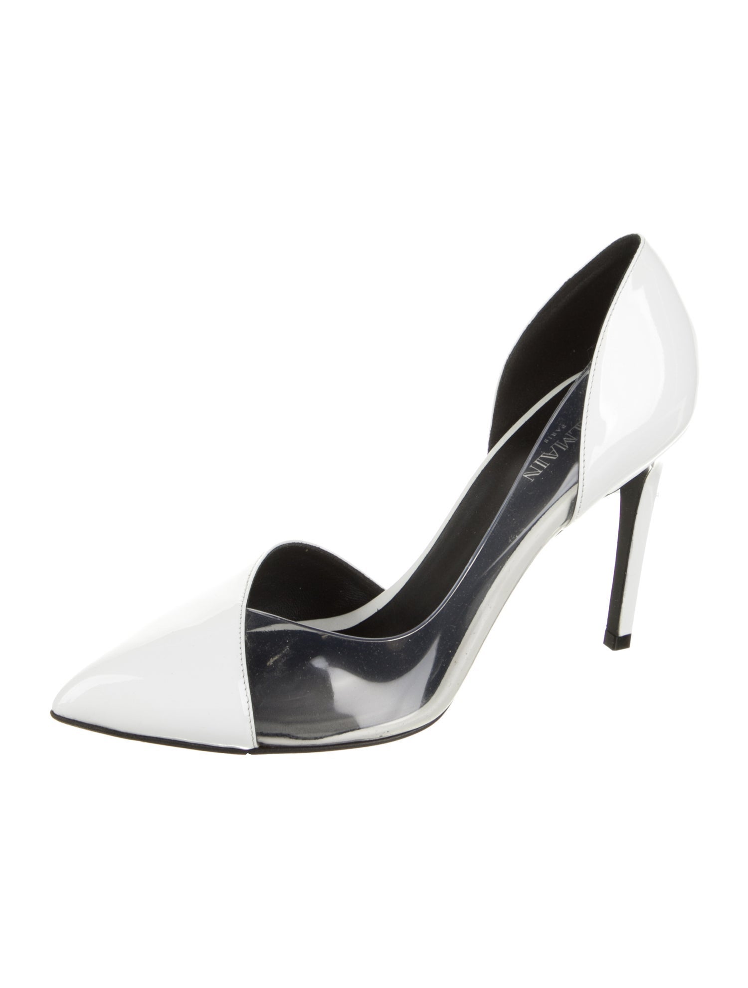 Balmain Leather D'Orsay Pumps
