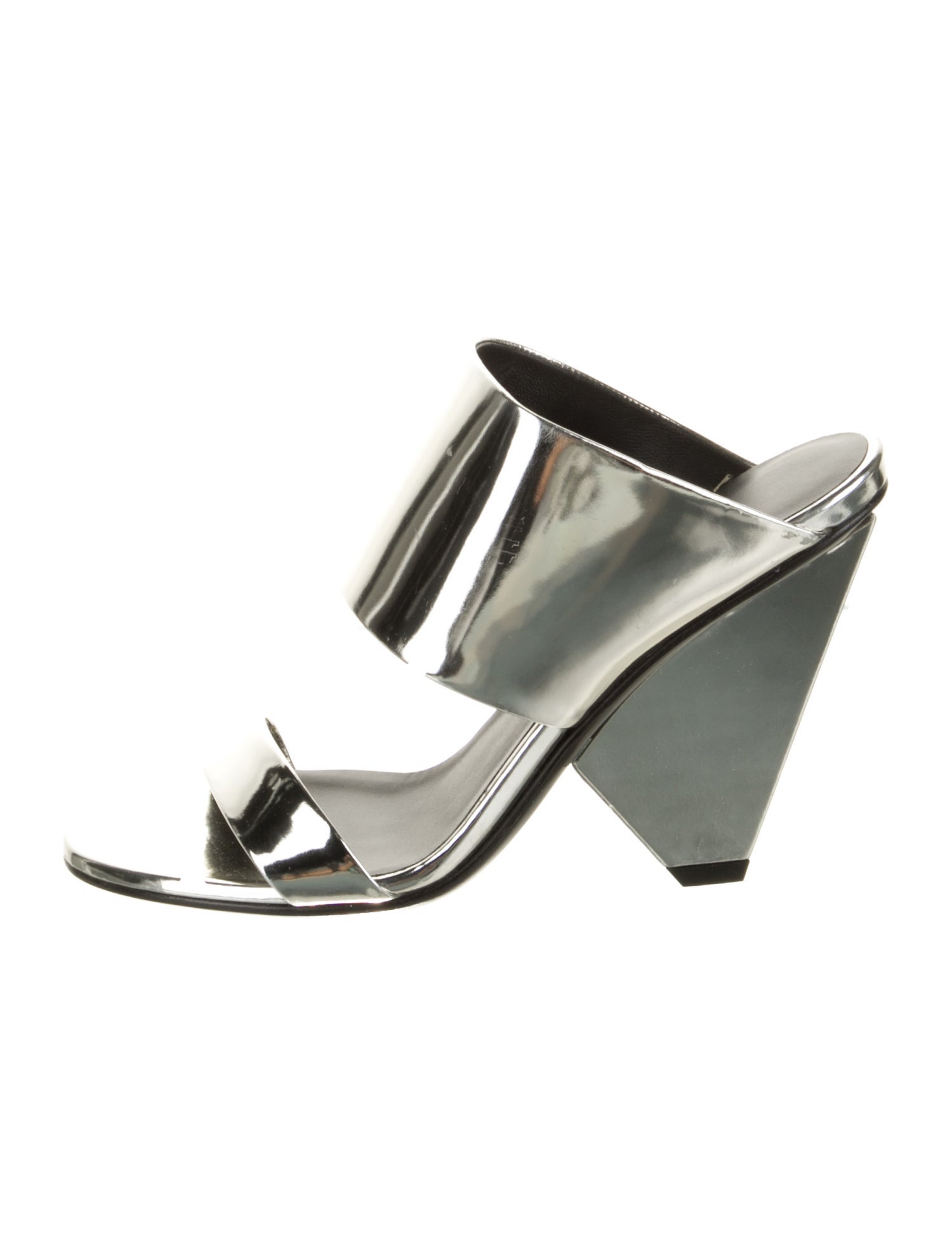 Balmain Patent Leather Slingback Sandals