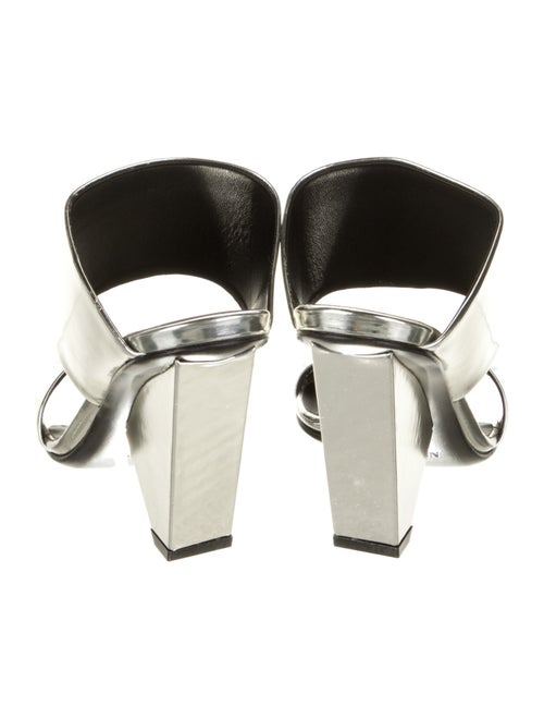 Balmain Patent Leather Slingback Sandals