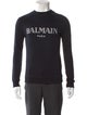 Balmain Graphic Print Crew Neck Pullover