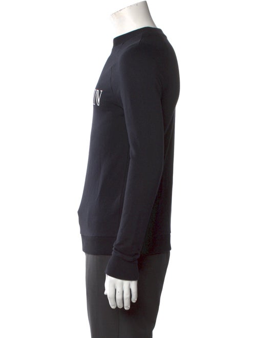 Balmain Graphic Print Crew Neck Pullover