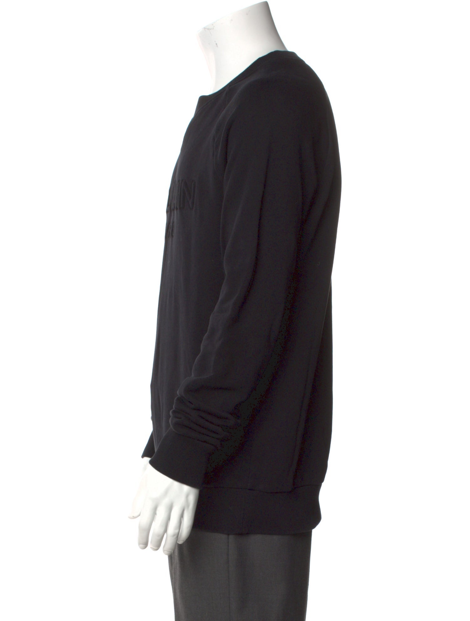 Balmain Crew Neck Long Sleeve Sweatshirt