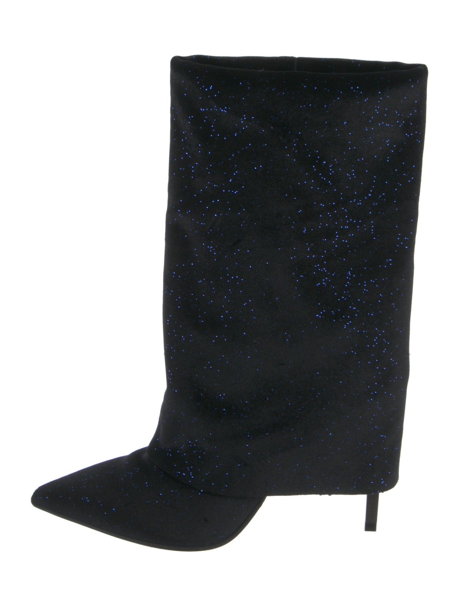 Balmain Velvet Boots