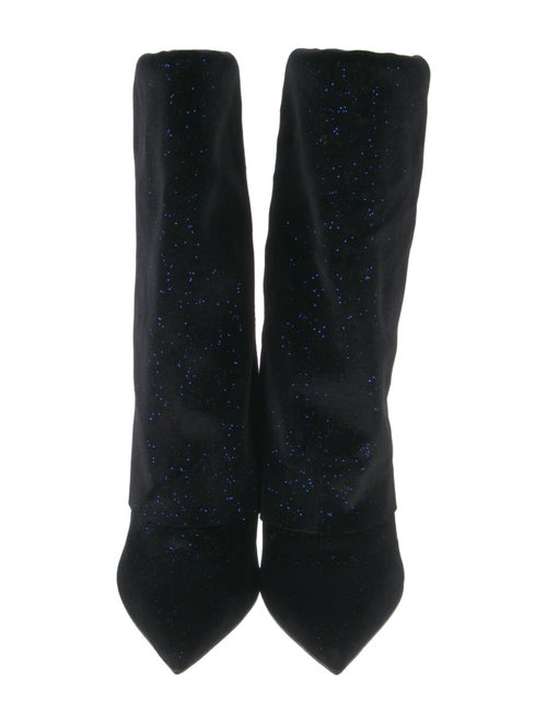 Balmain Velvet Boots