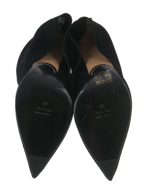 Balmain Velvet Boots