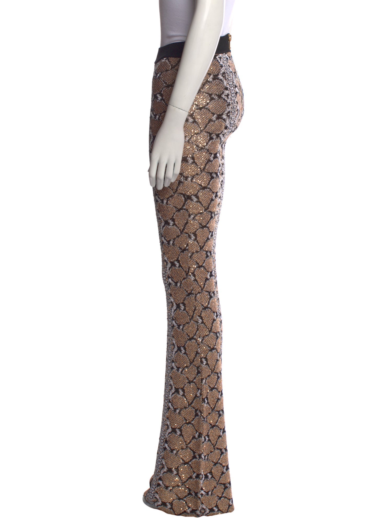 Balmain Floral Print Wide Leg Pants w/ Tags