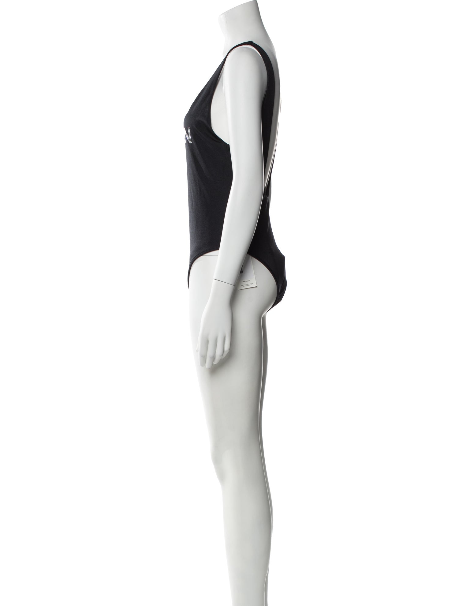 Balmain Crystal Embellishments One-Piece w/ Tags