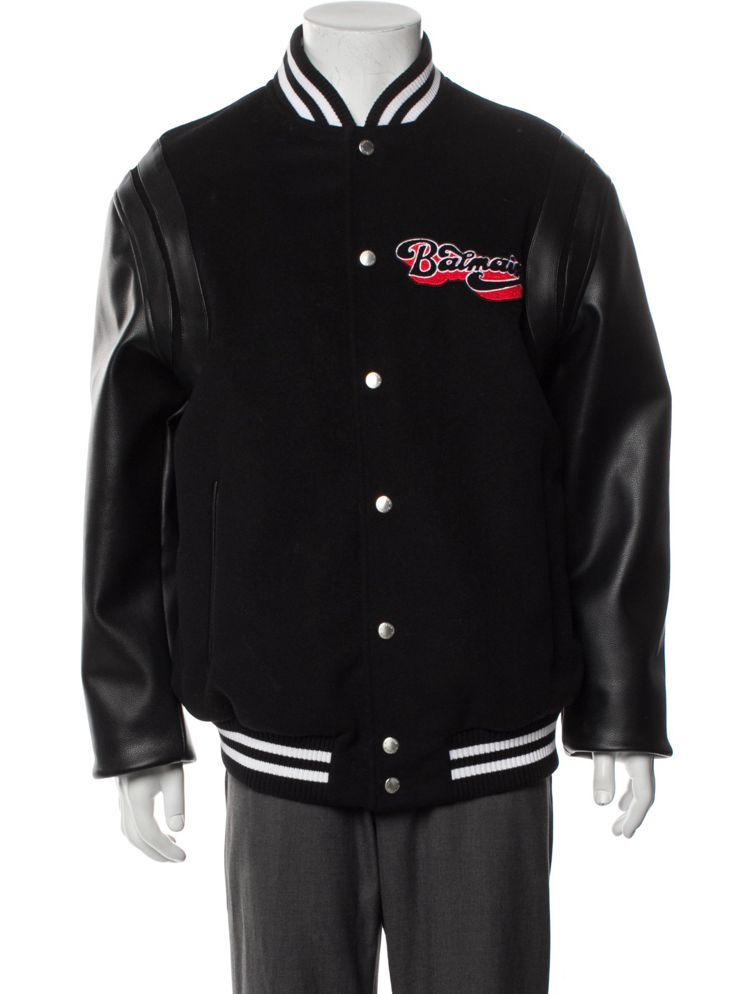 Balmain Virgin Wool Striped Jacket