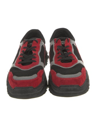 Balmain Mesh Printed Sneakers