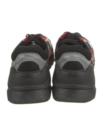 Balmain Mesh Printed Sneakers