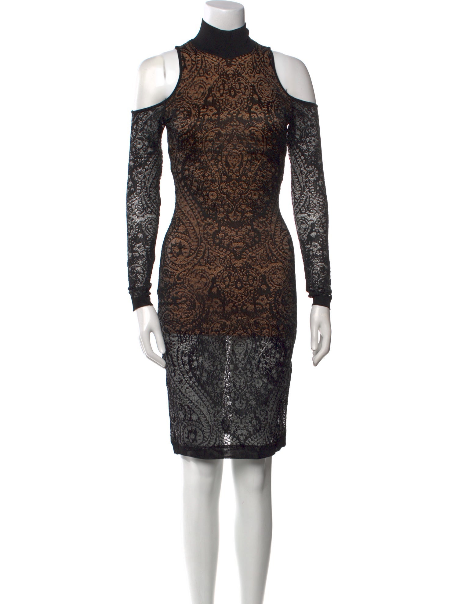 Balmain Lace Knee-Length Dress