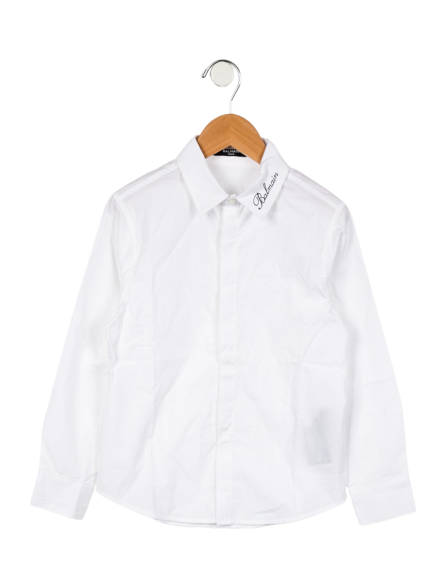 Balmain Boys' Cotton Long Sleeve Shirt