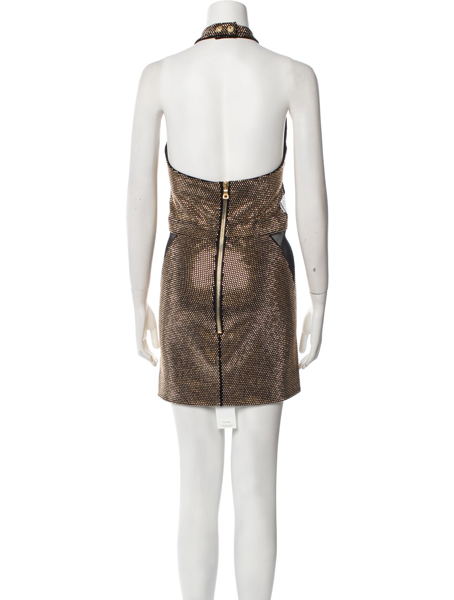 Balmain Halterneck Mini Dress