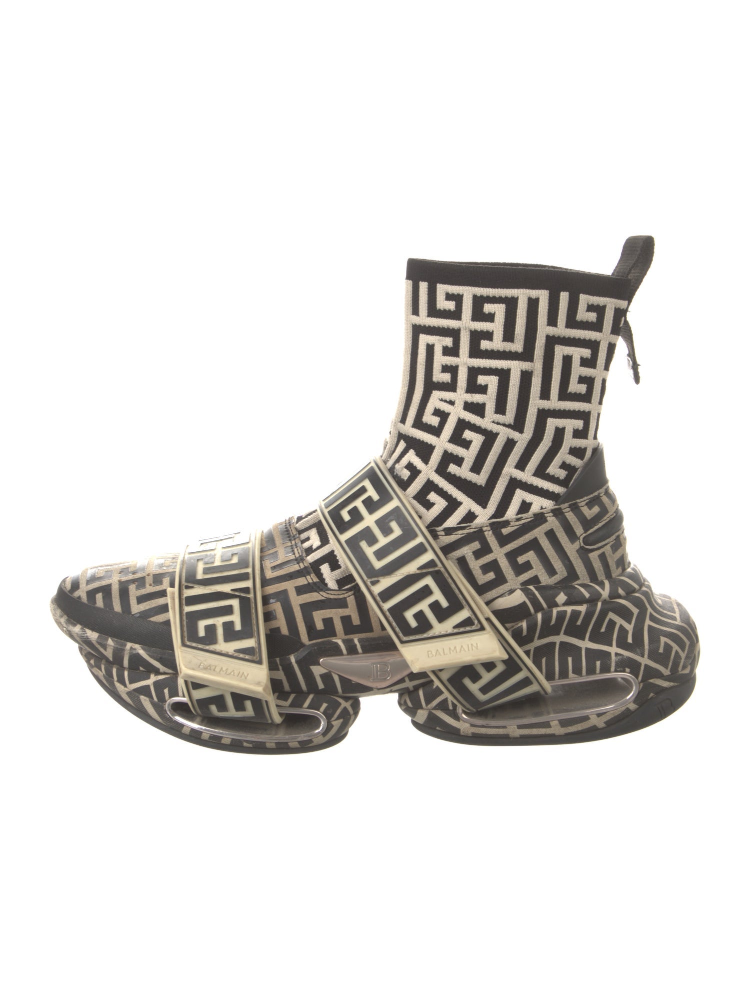 Balmain Printed Sock Sneakers