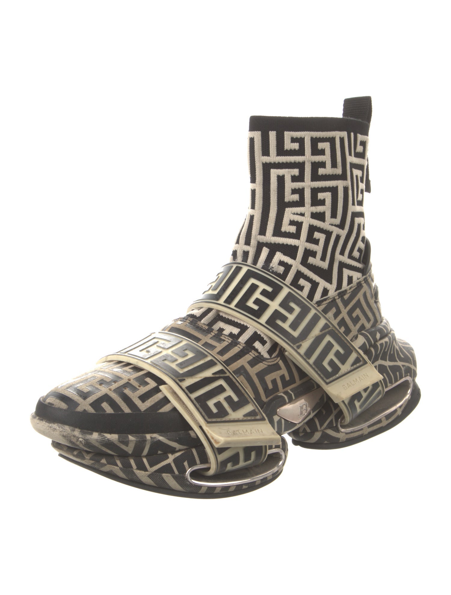 Balmain Printed Sock Sneakers