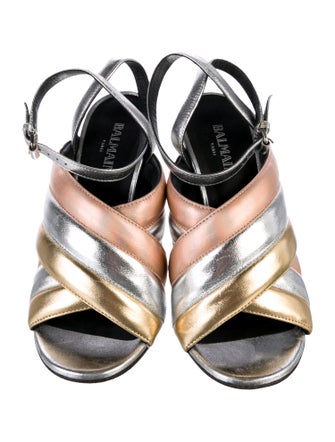 Balmain Leather Sandals