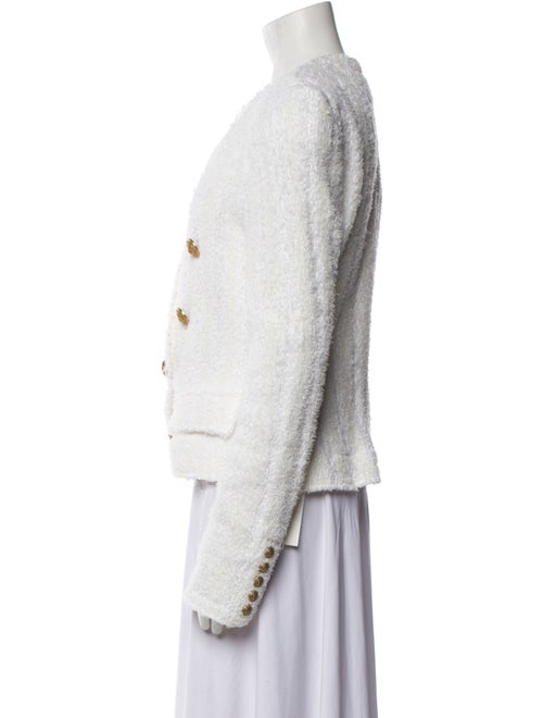 Balmain Tweed Pattern Blazer