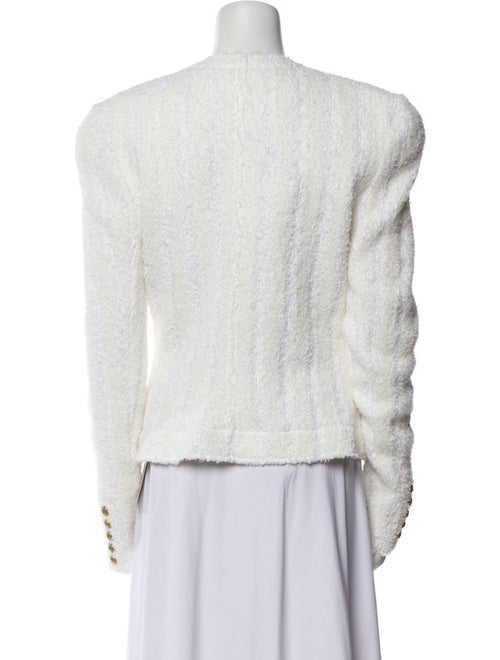 Balmain Tweed Pattern Blazer