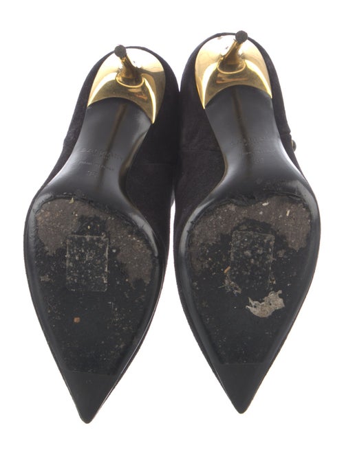 Balmain Suede Studded Accents Boots