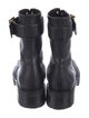 Balmain Leather Combat Boots