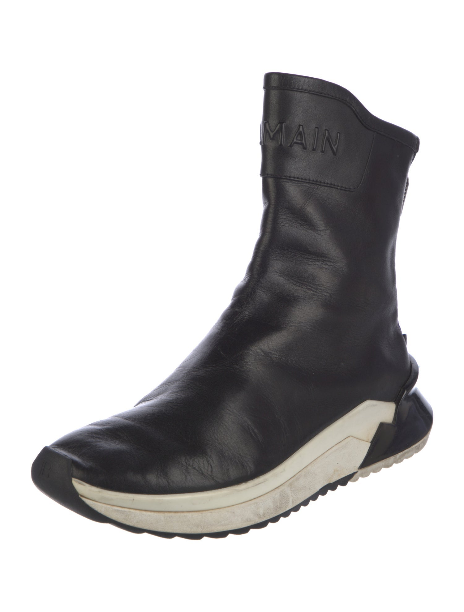 Balmain Leather Boots