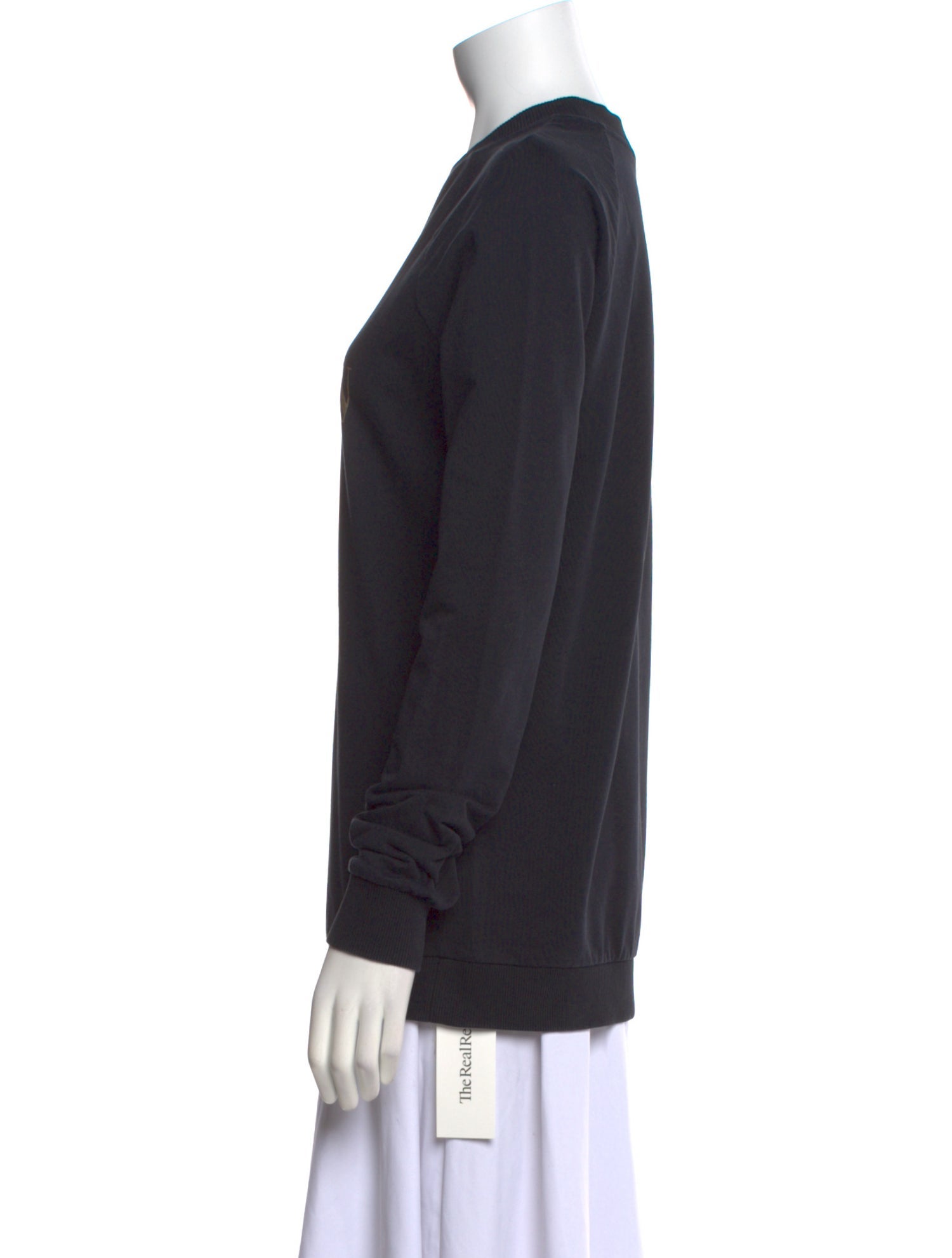 Balmain Graphic Print Crew Neck Sweater