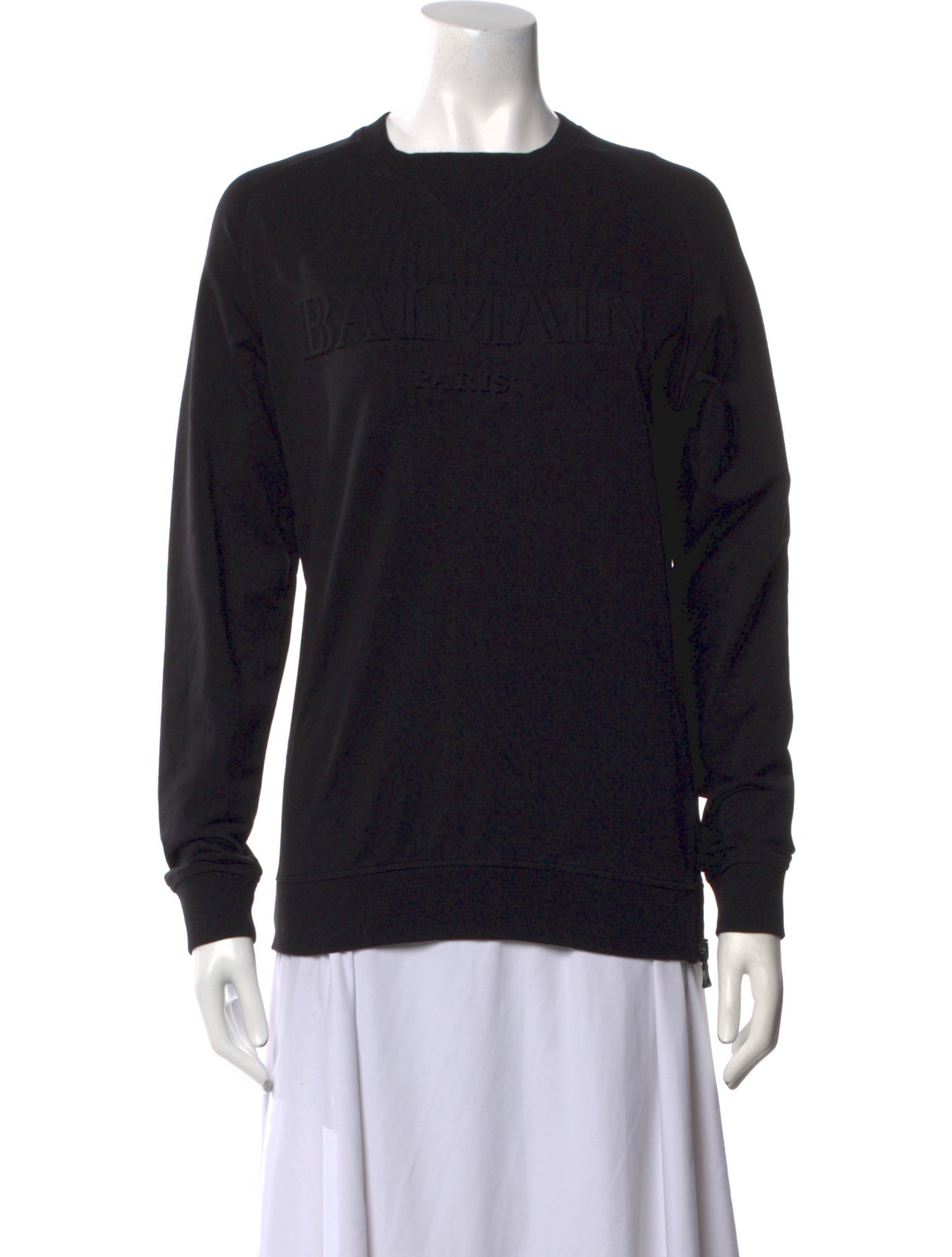 Balmain Crew Neck Long Sleeve Sweatshirt