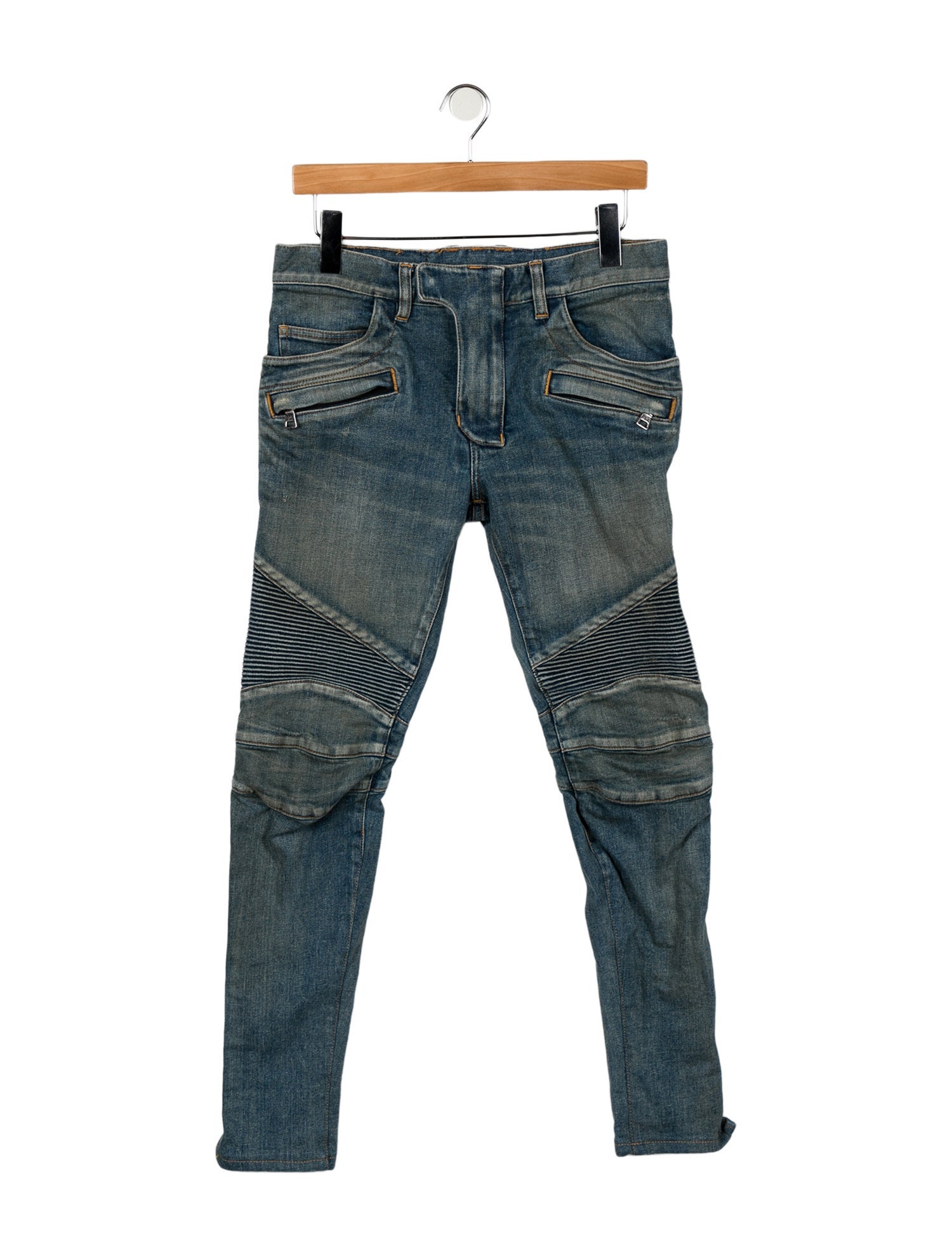 Balmain Moto Jeans