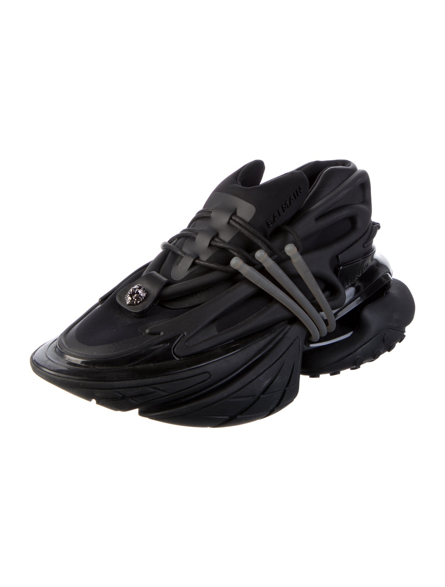 Balmain Neoprene Athletic Sneakers